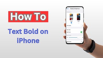 How to Enable Bold Text on iPhone - (2025)
