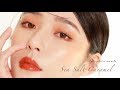 【水光肌海盐焦糖妆】想要天生好皮肤妆效的美眉们一定要尝试！GLASS SKIN MAKEUP TUTORIAL [仇仇-qiuqiu]