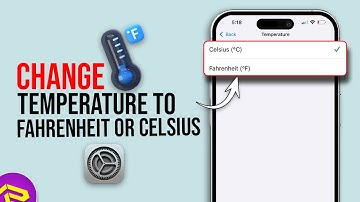 How to Change Temperature to Fahrenheit or Celsius on iPhone | Weather App Settings