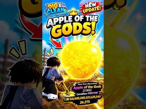 I Got a GENESIS - APPLE OF THE GODS | Dig &amp; Clean Roblox #roblox #reels #shorts