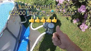 Intex Krystal Clear C2500 filter pump update  #intex #bestwaypools #intexc2500