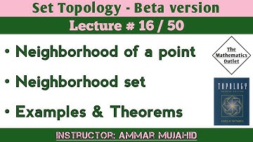 Neighborhood of a point | Neighborhood set | Examples | Lecture 16 || Set Topology