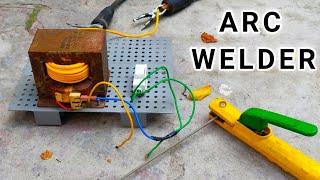 Make a 220V 200 Amps ARC Welder using Microwave Oven Transformer ( MOT )