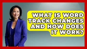 What Is Word Track Changes And How Does It Work? - Docs and Sheets Pro