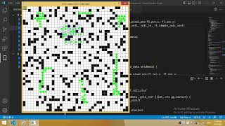 Simple grid pathfinding in v programing language (using astar) part 2