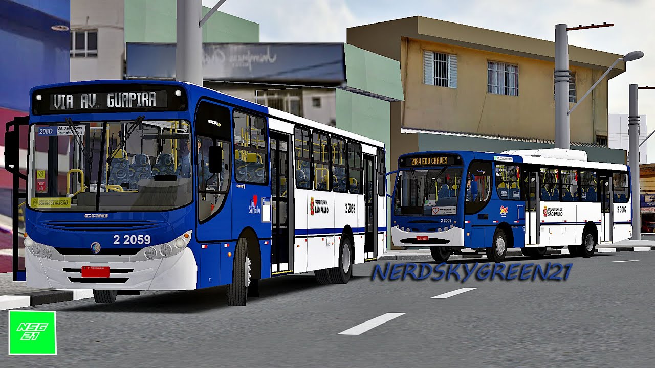 [OMSI 2] LANÇAMENTO Mapa Norte Sul Fictício | Caio Apache Vip II VW 17.230 EOD +G27/ Sambaíba T.