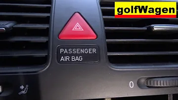 Comment désactiver l'airbag du passager avant Volkswagen Golf 5 ?