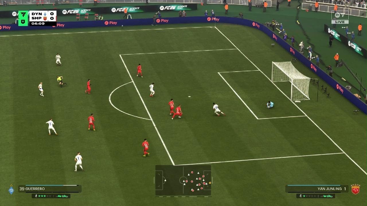 EA SPORTS FC 26 - Dynamo Kyiv 0-0 Shanghai Port FC - Marisa Premier League 4 (Match 8 Of 39)