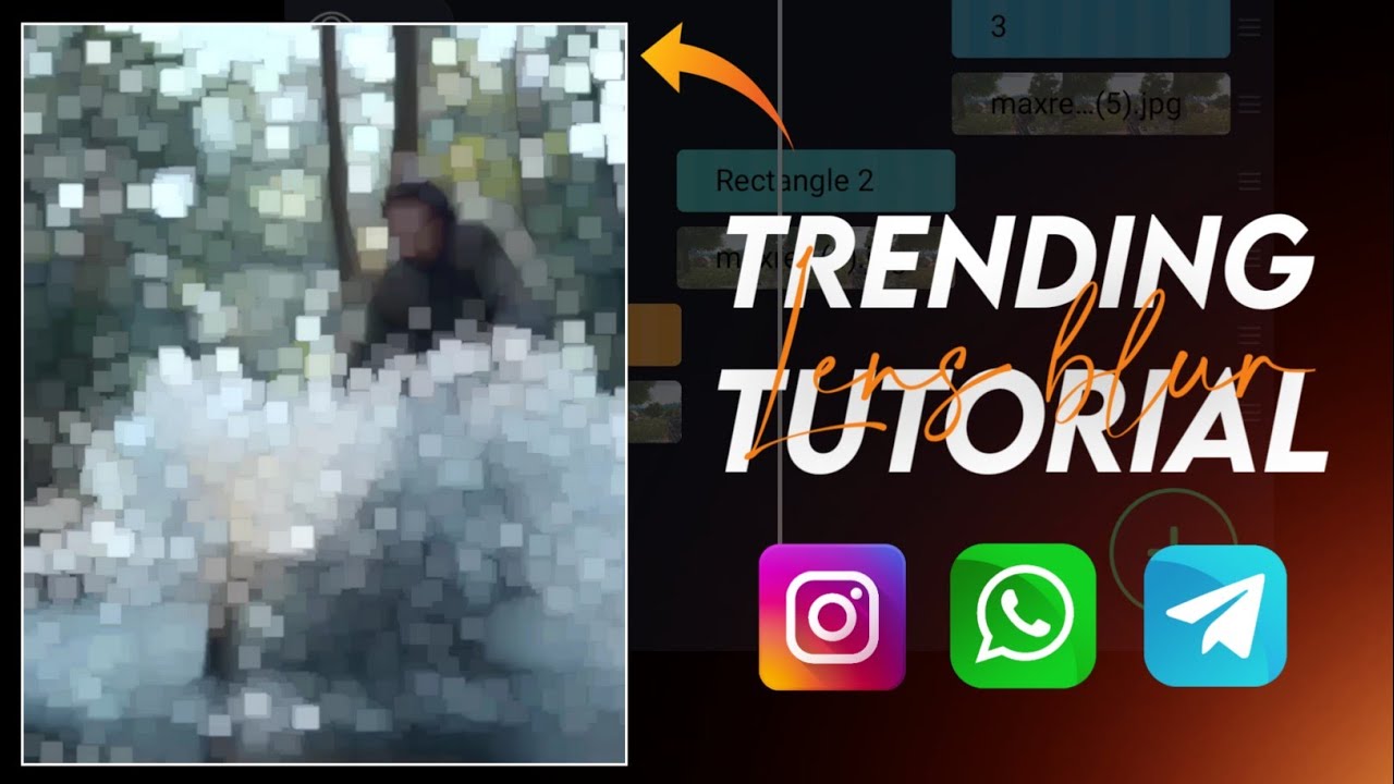 Trending lens blur tutorial || Tech ruler