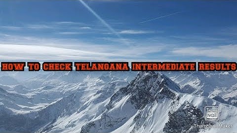 how to check TS intermediate 2nd year results 2021  explain in Telugu #chinnakworld