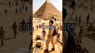 POV: You’re witnessing the building of the Great Pyramid 🏜️✨”