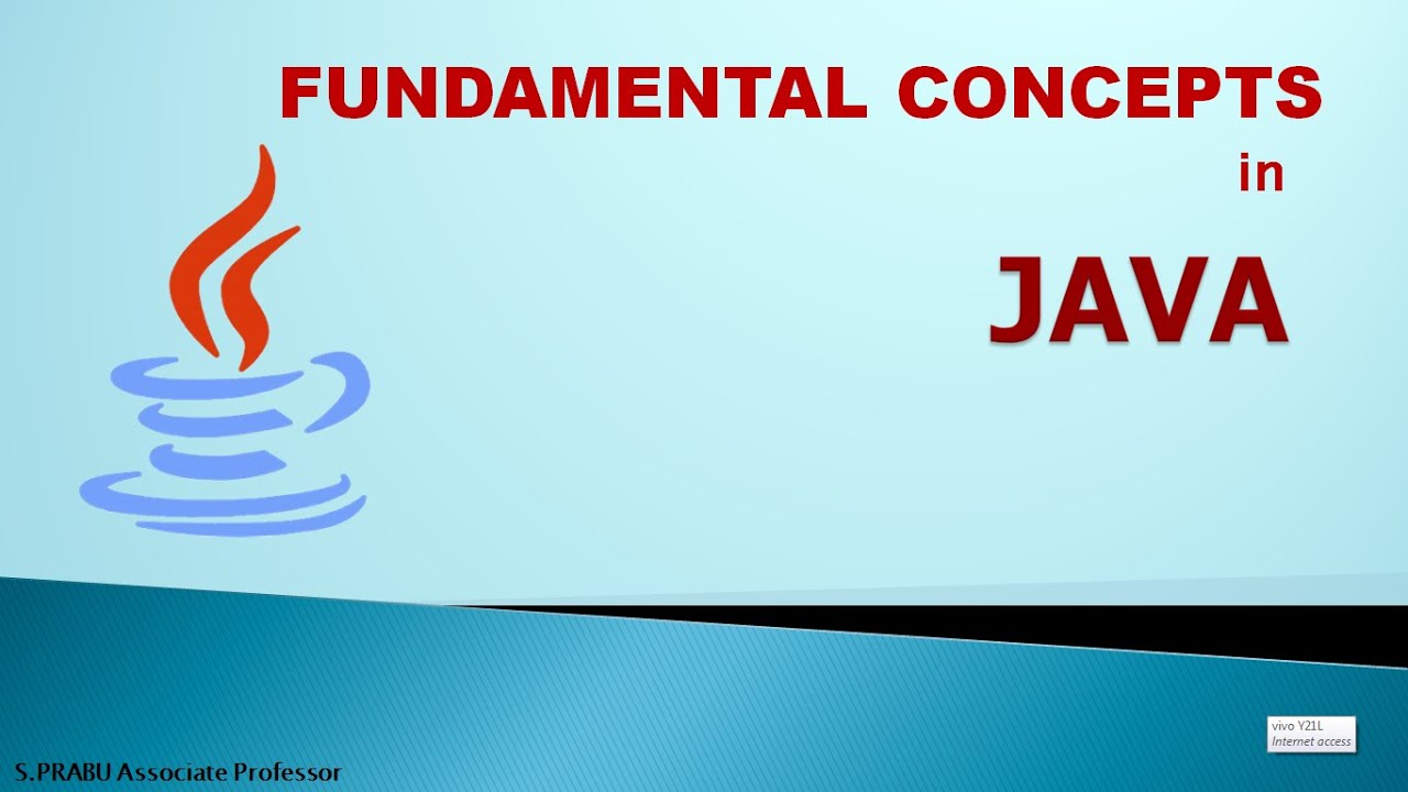 JAVA-07-FUNDAMENTAL CONCEPTS - YouTube