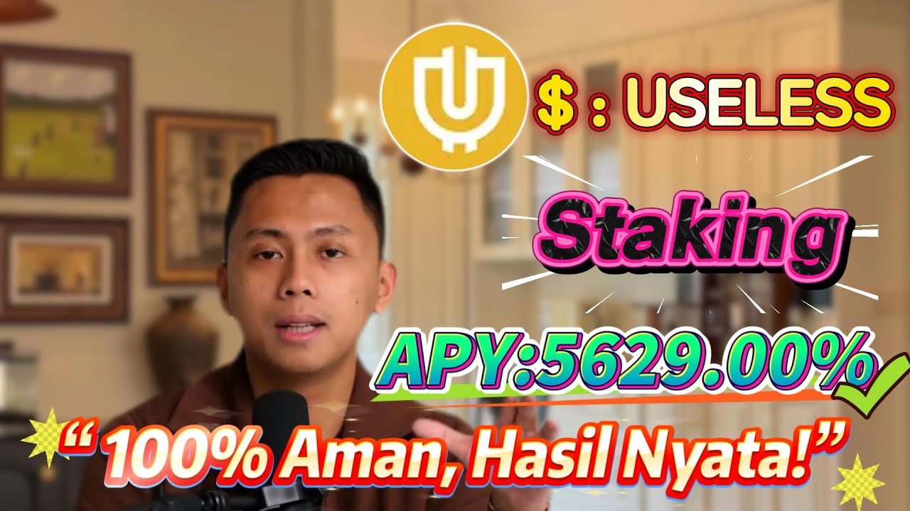 💵 Aku dapat 5629.00% APY dari staking USELESS Solana!