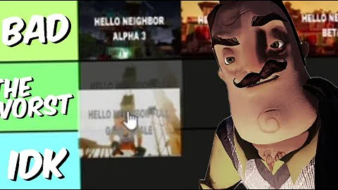 I Ranked ALL Of The Hello Neighbor Versions!