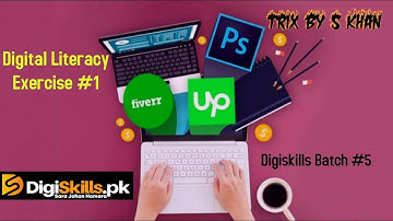 Exercise 1 Of Digital Literacy Batch 5||what is digital literacy||digiskills digital literacy