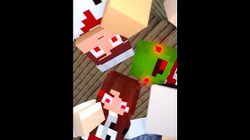 When You Arrive At Closing Time Of JJ and Mikey ☠️#minecraft #cubestory #shorts