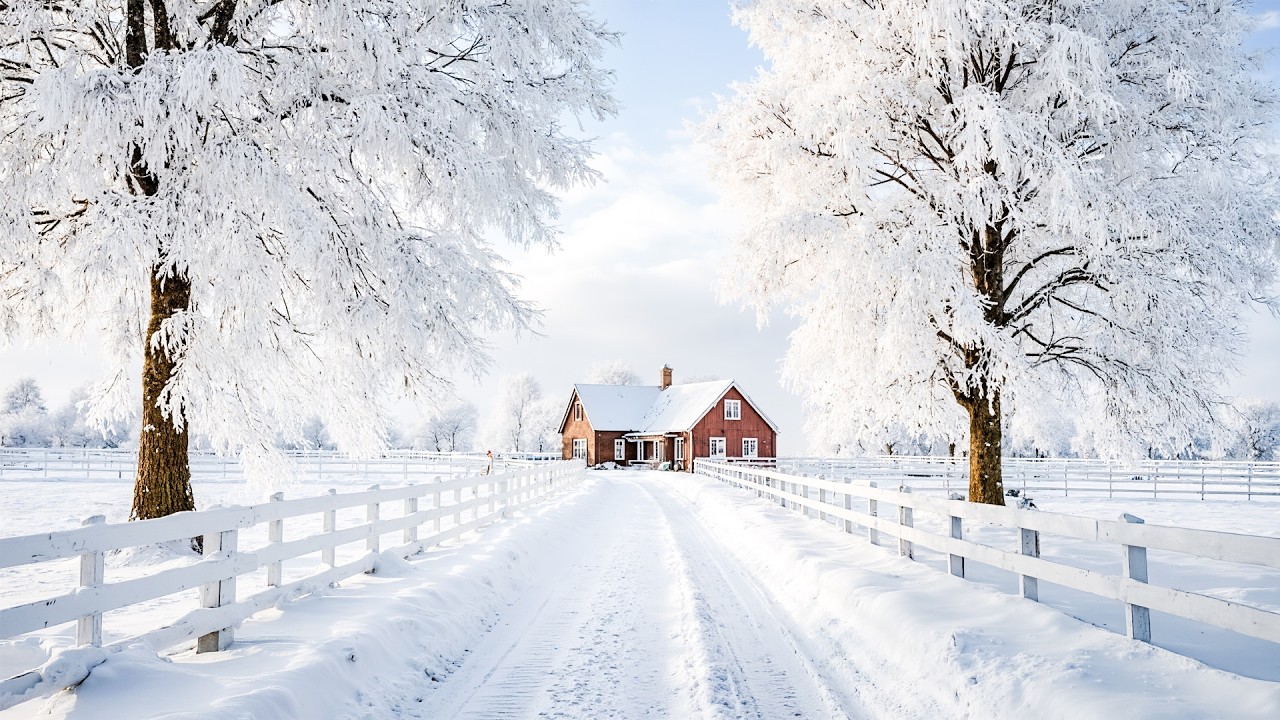 Прекрасная зимняя музыка ❄️ Замечательная расслабляющая музыка для успокоения души, нежные мелодии ~