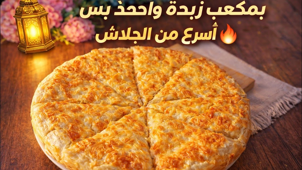 #فطيرة بسكويت الـ10 دقايق حصريا رمضان 2026 😍بمكعب زبدة واحد بس والنتيجة مفاجأة! 🔥