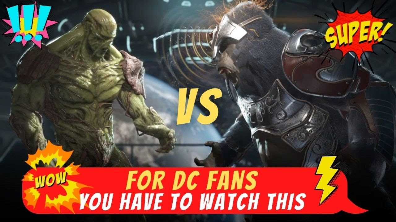 Injustice 2: SWAMP THING vs GORILLA GRODD