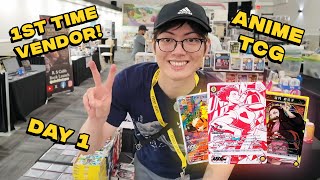 Anime Card Vendor POV | MY FIRST TIME AS A CARD VENDOR! (Union Arena | Anime TCG)