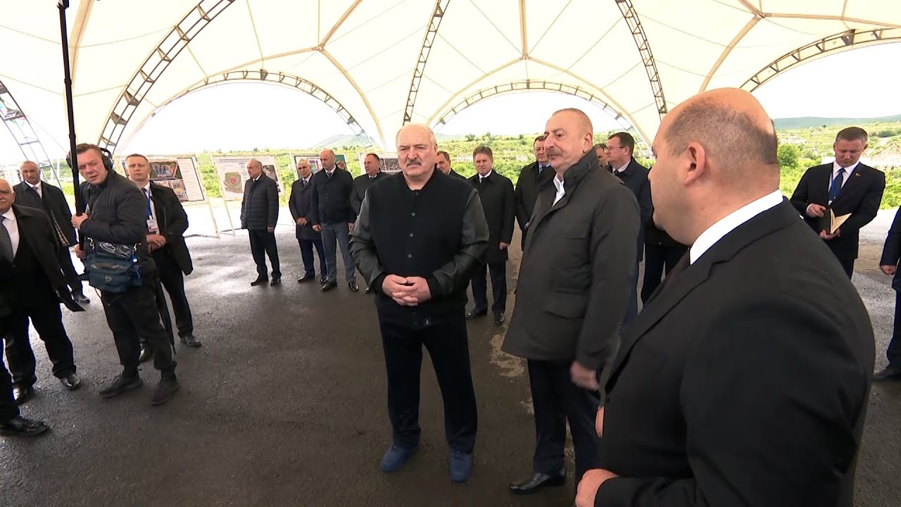"Сам город будет строиться на этой части!" // Лукашенко и Алиев. Физули. Май, 2024