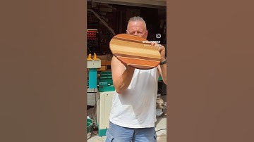 My First Lazy Susan! #woodworking #shorts #turntable #glueup