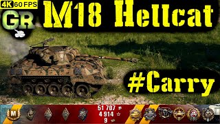 World of Tanks M18 Hellcat Replay - 10 Kills 3K DMG(Patch 1.4.1)