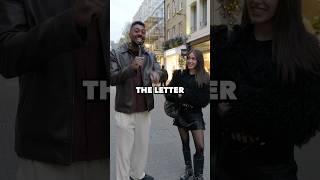 LETTER E CHALLENGE 😂 #fun #challenge #fyp #streetinterview