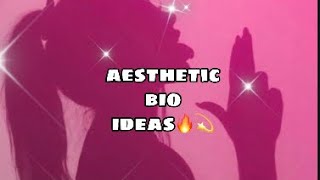 aesthetic bio ideas for instagram/tik tok🌻✨ •Vintage Blossom• screenshot 5