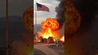Unprecedented intensity! 🇺🇸💥 This footage captures a high-velocity precision strike
