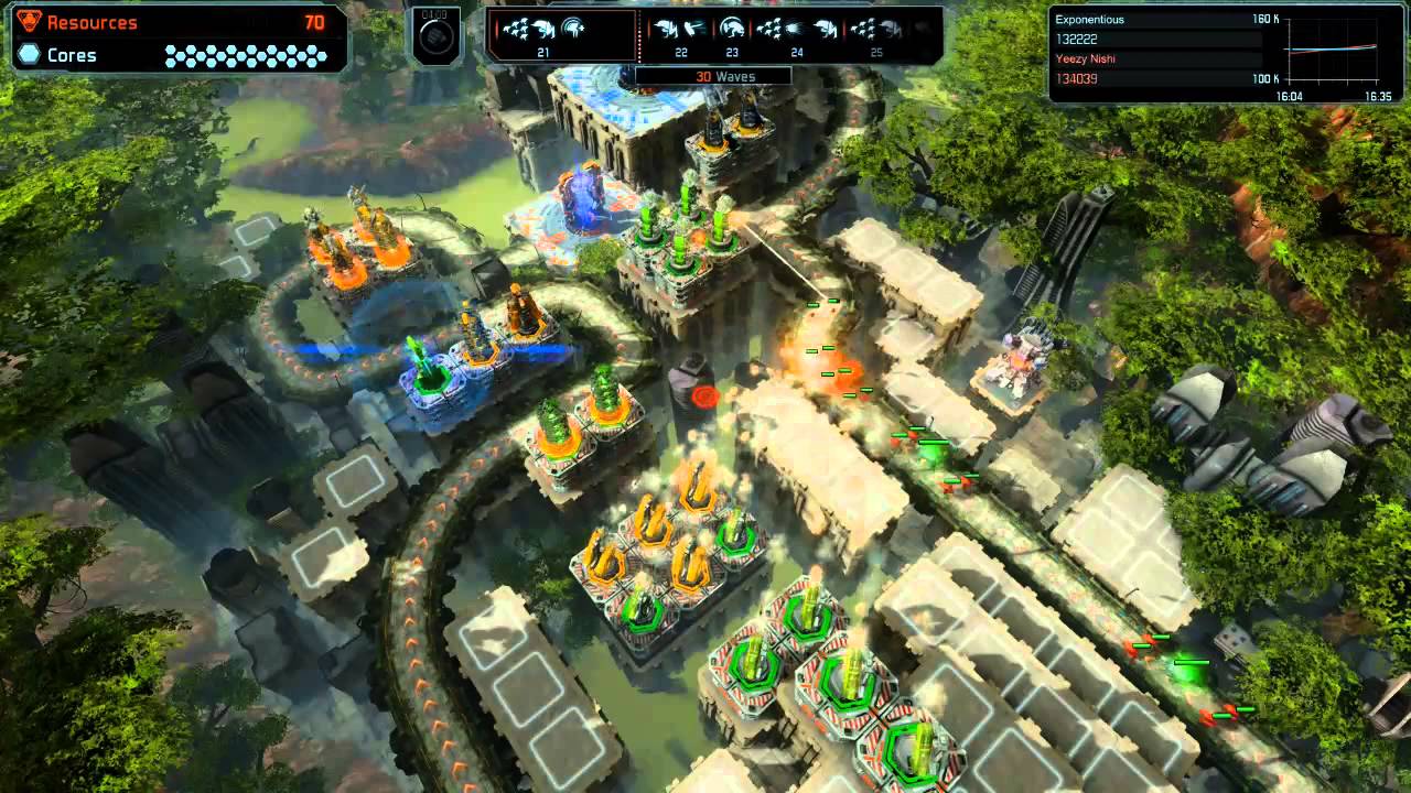 Defense Grid 2 Gold Medal Walkthrough 07 - Split Decision - Story