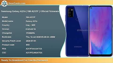 Samsung Galaxy A21s | SM-A217F | Official Firmware