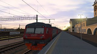 Trainz 2019: ЭД4М-0423, поезд №6415/6416 Волховстрой — Московский вокзал