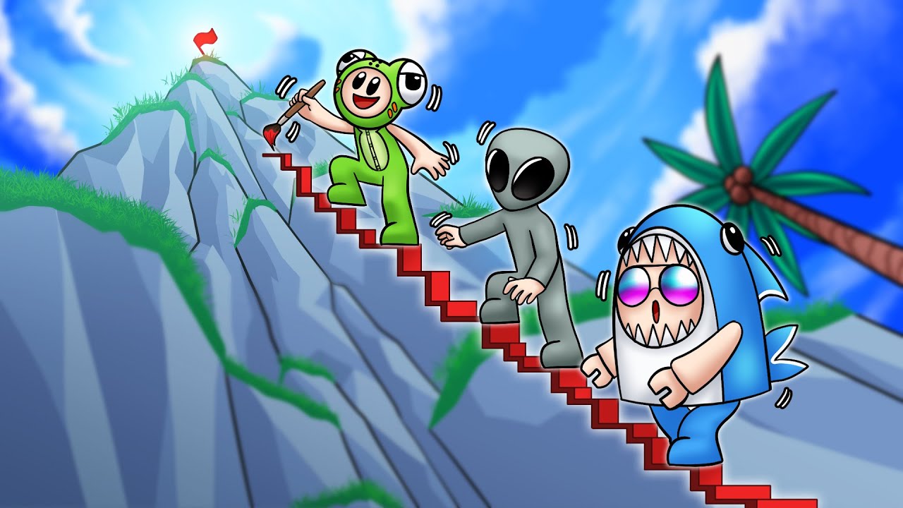 กบเลี่ยนหลามปีนเขาด้วยการวาด! - Roblox