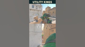 CS2 Dust2 Short flash from A platform