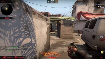 CS:GO - 1v4 clutch and playing bomb time!