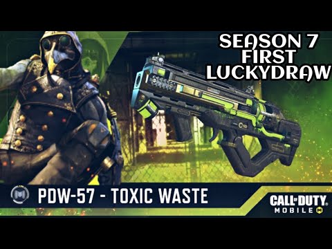 Call Of Duty Mobile Season 7 Luckydraw From Tomorrow Pdw 57 Toxic Waste Chemical Death Draw Youtube