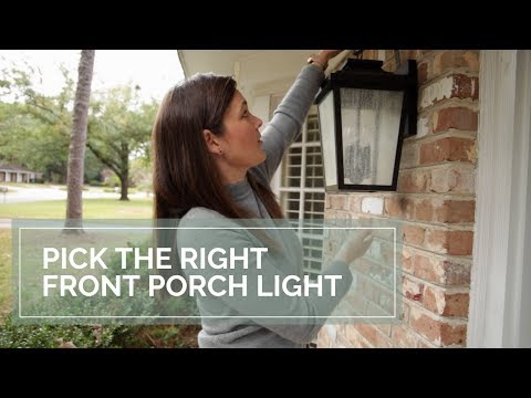 How to Pick Front Porch Lights | Catherine Arensberg