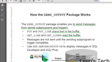 Beginner to Expert PL/SQL 11g Tutorial in Bangla: Program Units L#5 P#2 | DBMS OUTPUT Package