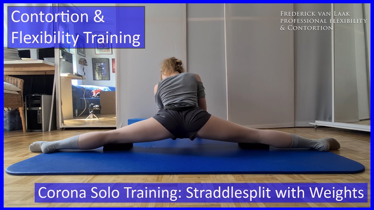 Contortion Training by Flexyart 166: Solo Training Straddlesplit Also Yoga, Poledance, Ballet, Dance