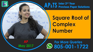 HelloClass: AP/TS Square Root of Complex Number 2M - 92