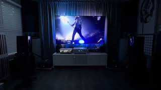 Interactive TV backlights