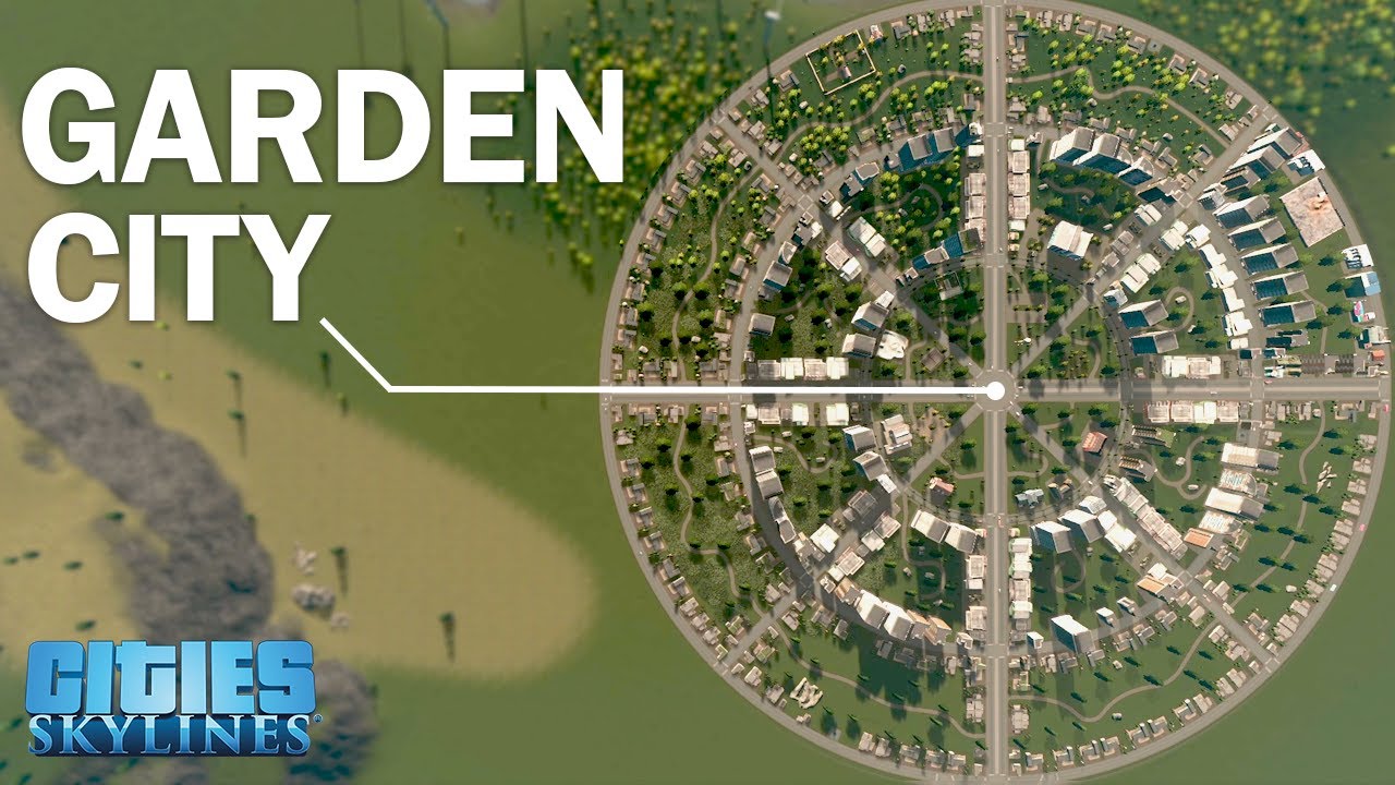 Creating a Garden City Cities Skylines Timelapse YouTube