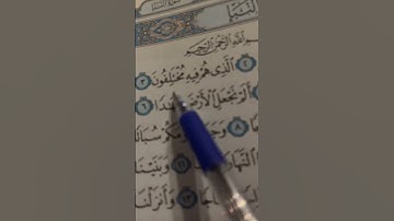 القران الكريم سورة النبأ مكتوبة ماهر المعيقلي