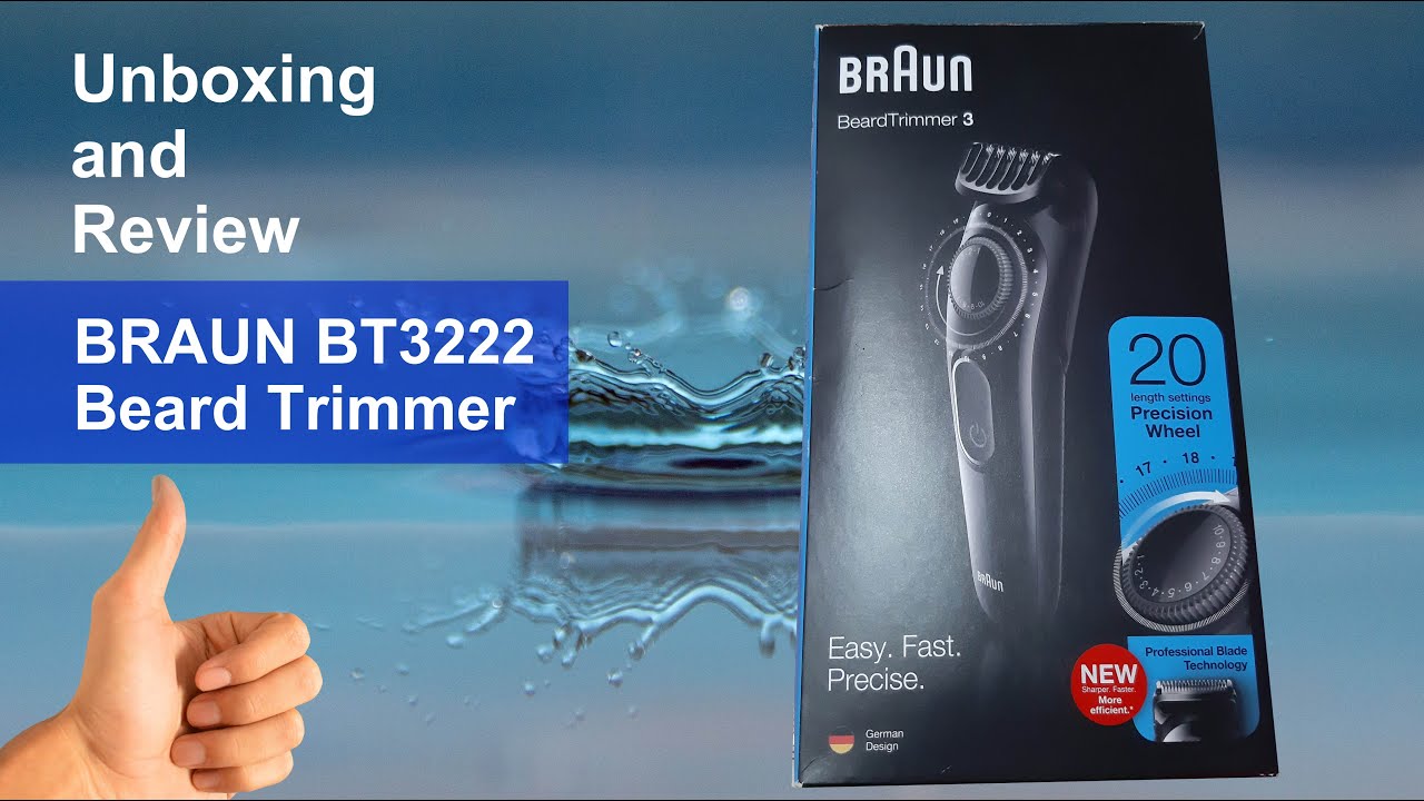 braun trimmer bt3222