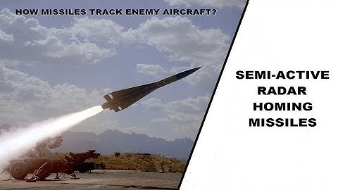 Semi-active radar homing missiles..how do they work? 🤔