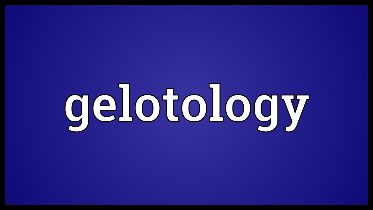 Gelotology Meaning - YouTube