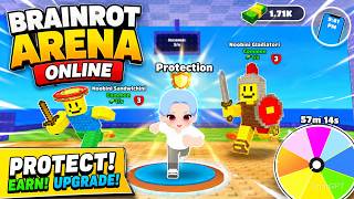 🏆 Brainrot Arena Online Gameplay 🔥 Earn, Upgrade & Protect! (Roblox)