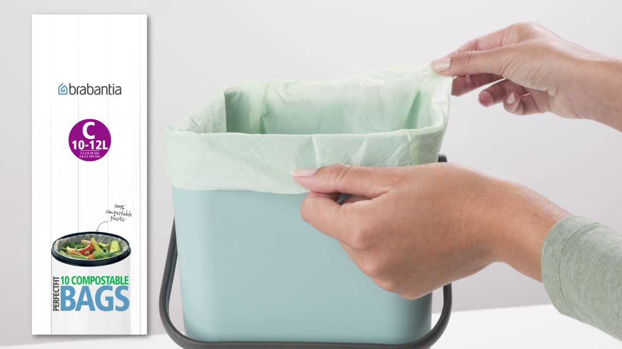 Биоразлагаемые мешки PerfectFit для компостируемых отходов - Brabantia