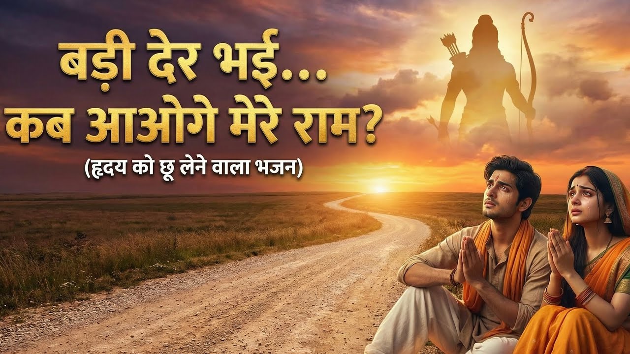 बड़ी देर भई चलते चलते - New Ram Bhajan 2025 | श्री राम भक्ति गीत